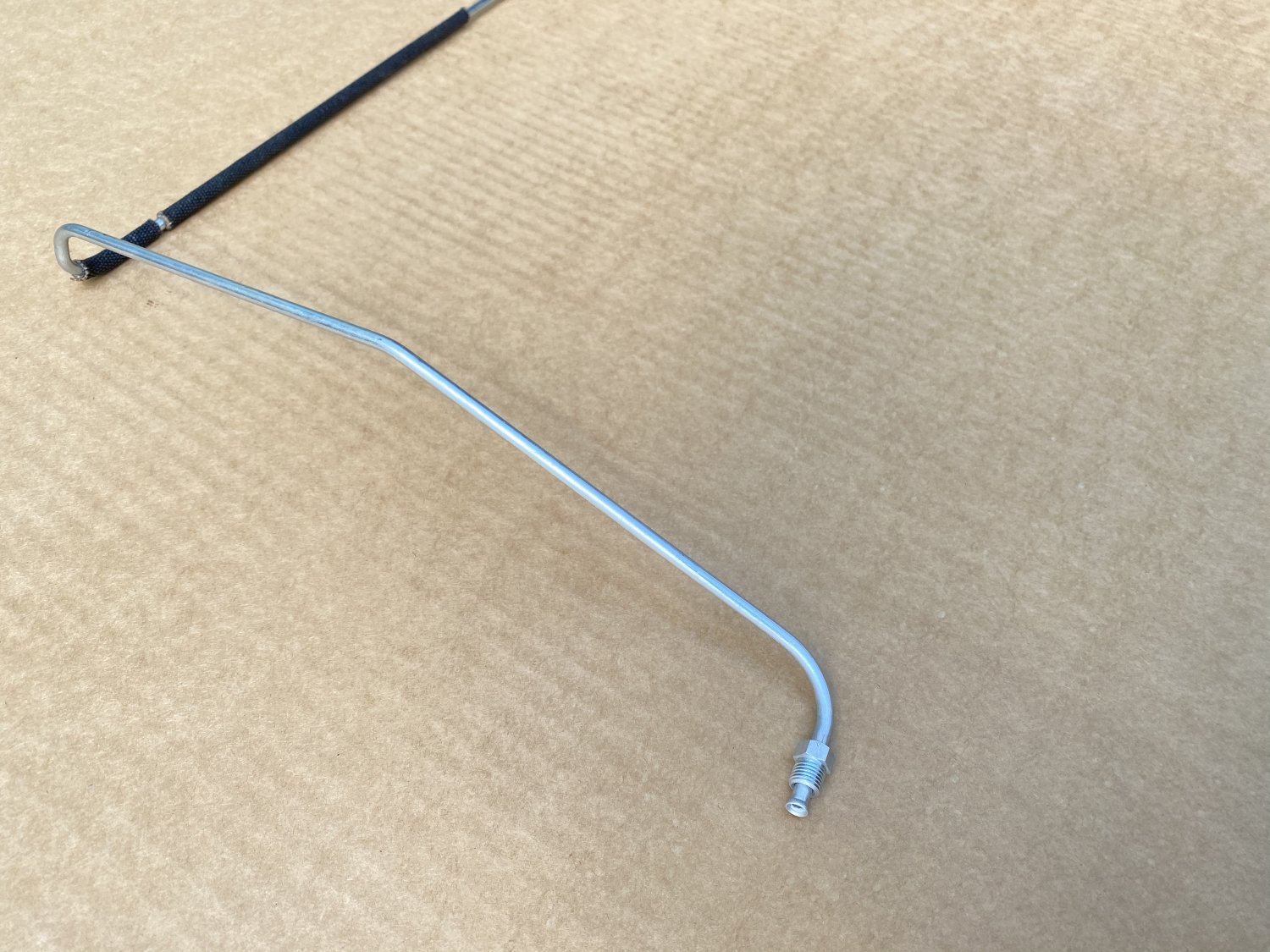 BRAKE LINE, master cylinder to rear flex (M38A1) Desmet Jeepparts