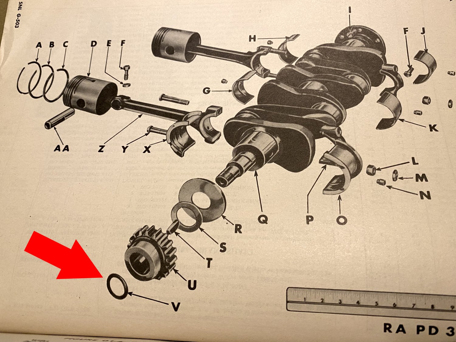 GASKET, crankshaft oil slinger Desmet Jeepparts