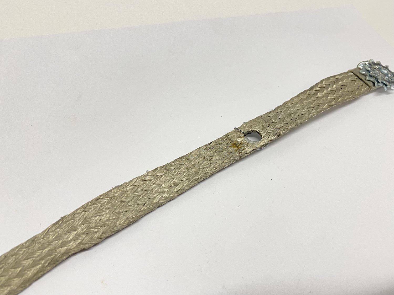 BOND STRAP, starter motor bracket bolt to generator mounting bolt (rear