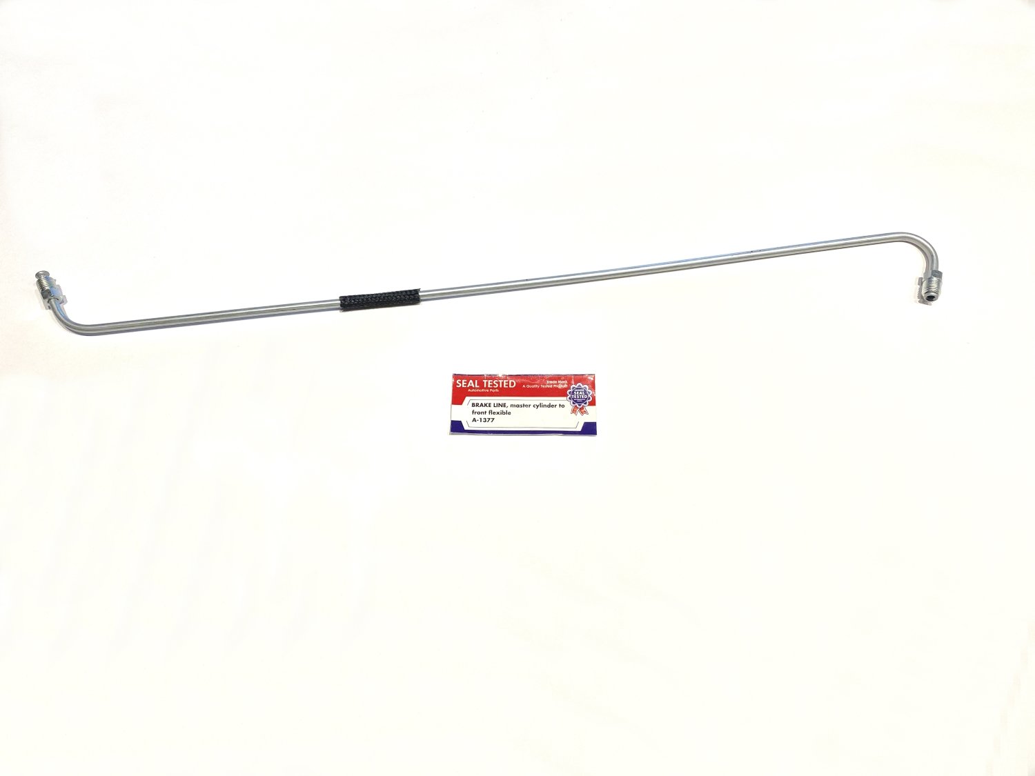 BRAKE LINE, master cylinder to front flexible (alt loom) Desmet Jeepparts