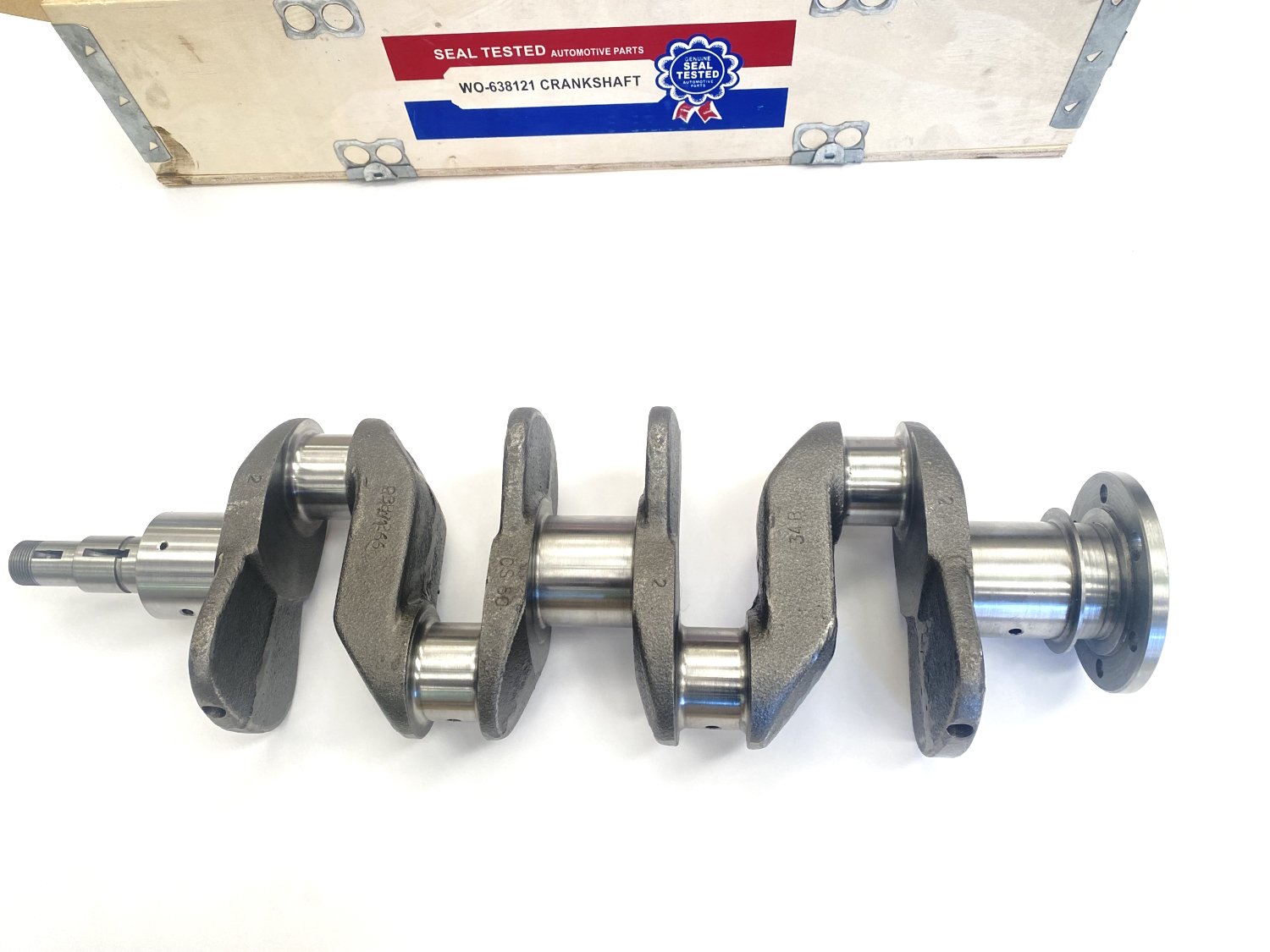 CRANKSHAFT, with integral counterweights Desmet Jeepparts